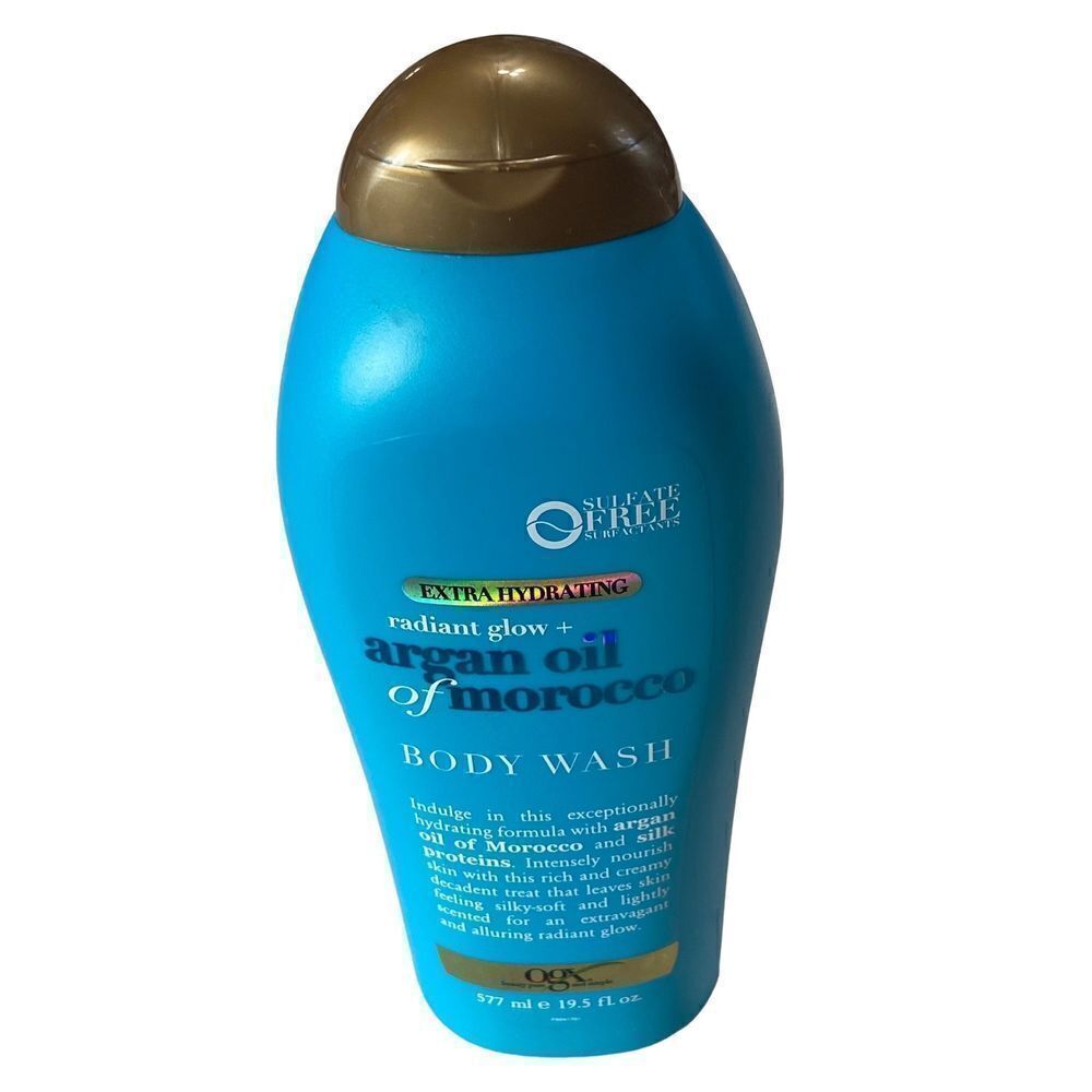 Radiant Glow +Argan Oil of Morocco Extra Hydrating Body Wash Dry Skin 19.5 fl oz